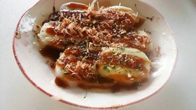 レンジで簡単♡山芋のお好み焼き風