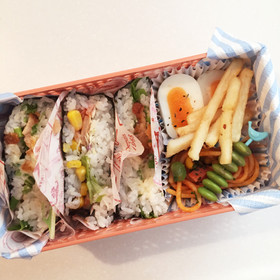 女子中学生弁当*部活用*2016.5.7
