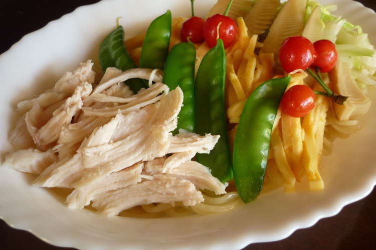 季節先取り春の冷し中華 レシピ 作り方 By 凝った料理は作るな クックパッド