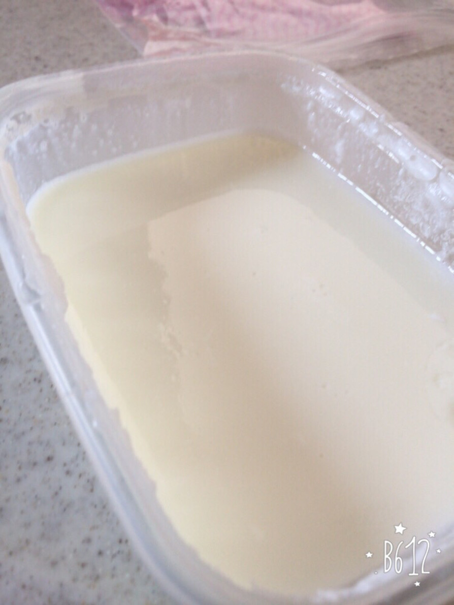 杏仁豆腐風の牛乳プリンの画像