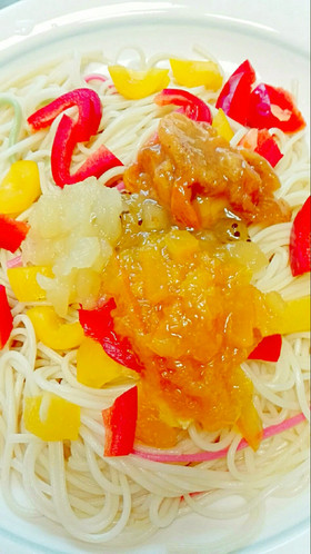 簡単!甘い!フルーツそうめん!