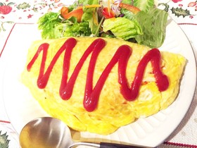 ギャル曽根の野菜たっぷりオムライス