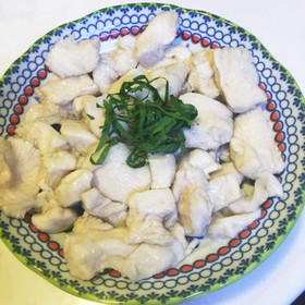 ツルッツル♪鶏胸肉の水晶鶏
