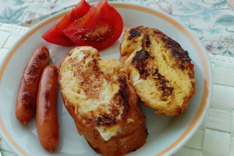 簡単フレンチトースト カフェ風モーニング レシピ 作り方 By すずめごはん クックパッド 簡単おいしいみんなのレシピが350万品