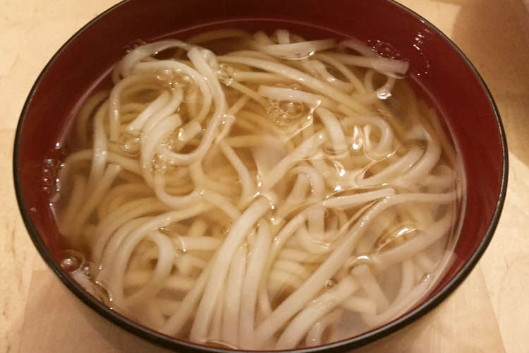 簡単 うどんのつゆ 濃い目 レシピ 作り方 By クック0gin9t クックパッド