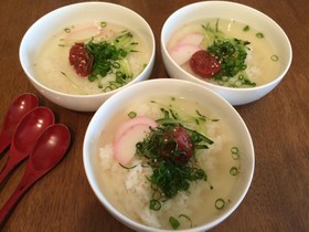 冷やし茶漬け(南高梅)