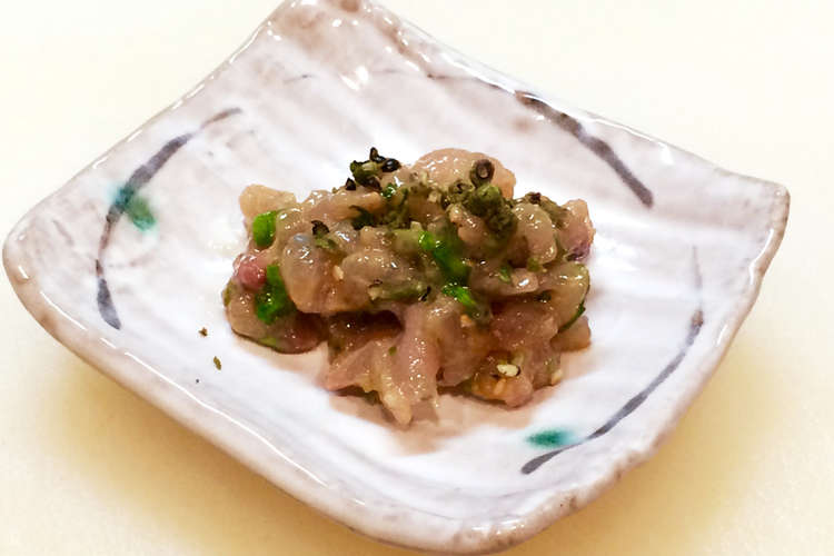 トビウオのなめろう 実山椒 西京味噌和え レシピ 作り方 By 新茶小姐 クックパッド 簡単おいしいみんなのレシピが361万品