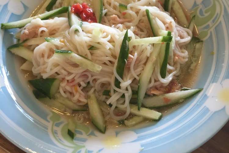 ツナ トマ きゅうりの ぶっかけ素麺 レシピ 作り方 By Himeママ食堂 クックパッド 簡単おいしいみんなのレシピが352万品