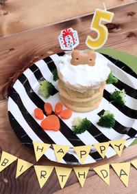 愛犬ちゃんにお誕生日ケーキ♡