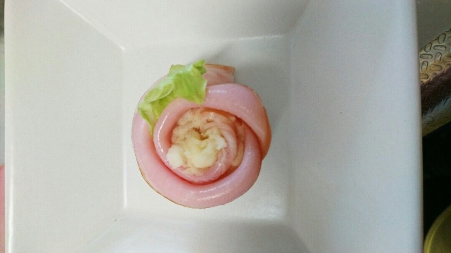 バラのポテトサラダの画像