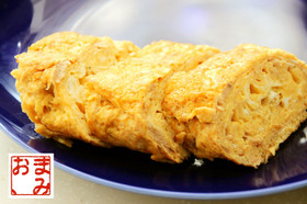 卵焼きの切り方、、。