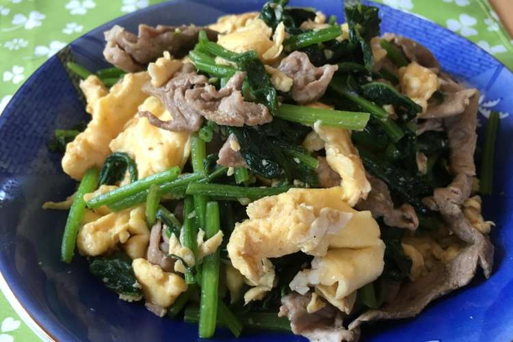 簡単 豚卵ほうれん草のバター醤油炒め レシピ 作り方 By ぷりぽぽ クックパッド 簡単おいしいみんなのレシピが360万品