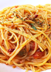 トマトソースのスパゲティアラビアータ