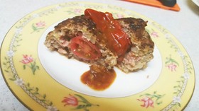 サプライズ×簡単デミグラス×ハンバーグ