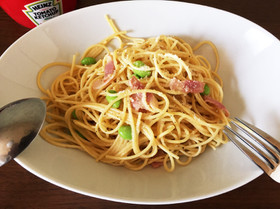 牛乳不要/優しい味のカルボナーラ