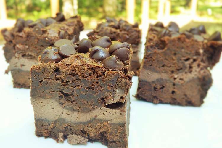 チョコレートチーズケーキブラウニー レシピ 作り方 By Mrs Missy クックパッド 簡単おいしいみんなのレシピが349万品