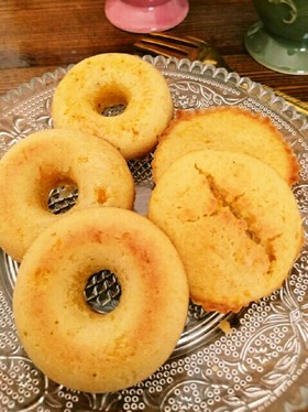 こどものおやつに★にんじんの焼きドーナツ
