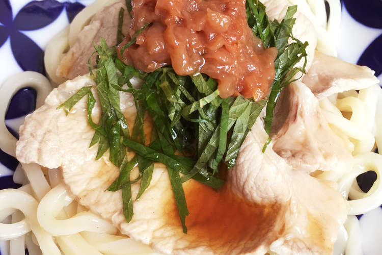 さっぱり 豚しゃぶの梅肉うどん レシピ 作り方 By Akaru クックパッド 簡単おいしいみんなのレシピが352万品