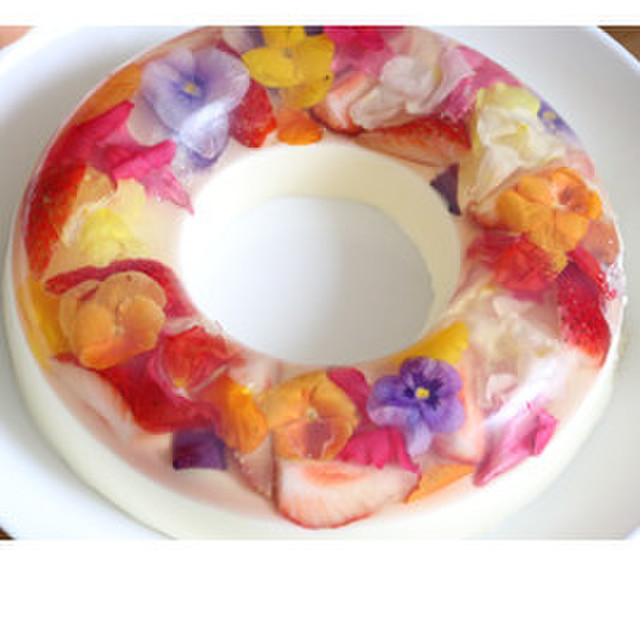再現レシピ 花のババロアケーキ レシピ 作り方 By Decocookie クックパッド 簡単おいしいみんなのレシピが370万品