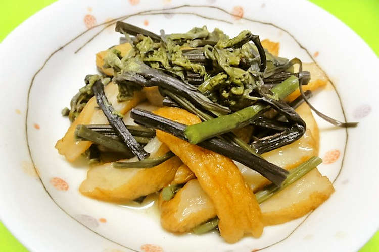 わらびとさつま揚げの煮物 レシピ 作り方 By Yamabuki1 クックパッド 簡単おいしいみんなのレシピが352万品