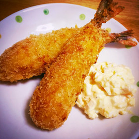 新じゃがホクホク☆ぽてっとエビフライ