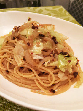 アンチョビとドライトマトのパスタ