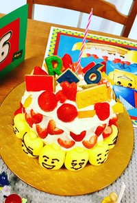 レゴ 誕生日ケーキ スポンジケーキ