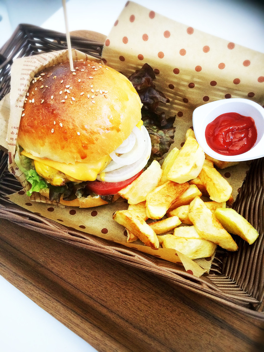 ハンバーガーバンズ♡ランチをカフェ風に♡の画像