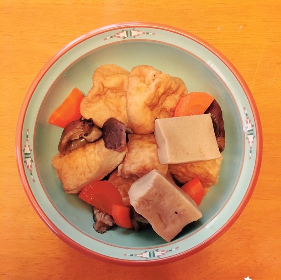 高野豆腐とがんもの煮物の画像