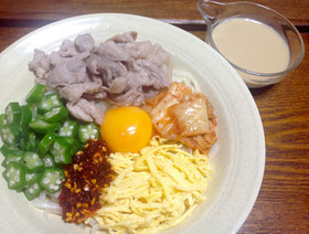 お店の味を自宅で♪冷やし豆乳うどん