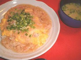 贅沢!蟹缶テンシン飯★