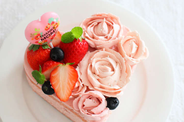 父の日にも ハートのデコレーションケーキ レシピ 作り方 By みらめい クックパッド 簡単おいしいみんなのレシピが355万品