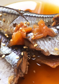 秋刀魚のさっぱり梅干し煮