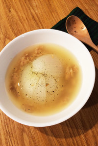 新玉とツナの簡単スープ