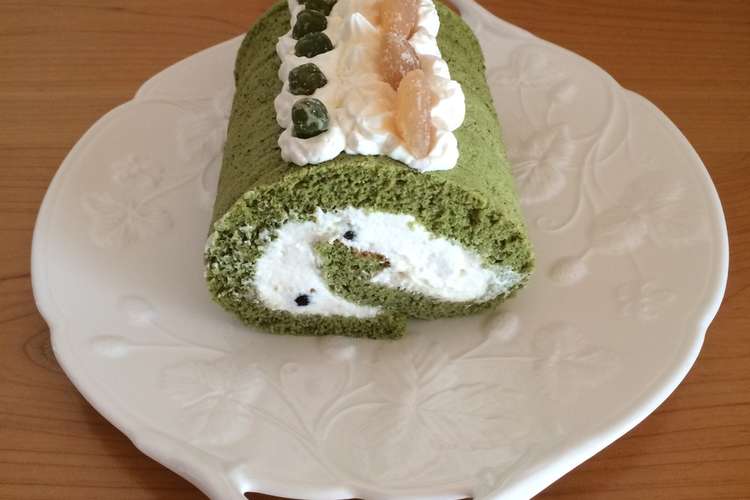 宇治抹茶の和風ロールケーキ レシピ 作り方 By Sawako クックパッド 簡単おいしいみんなのレシピが360万品