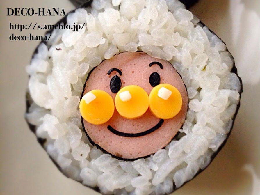 魚肉ソーセージのヒーロー簡単巻き寿司の画像
