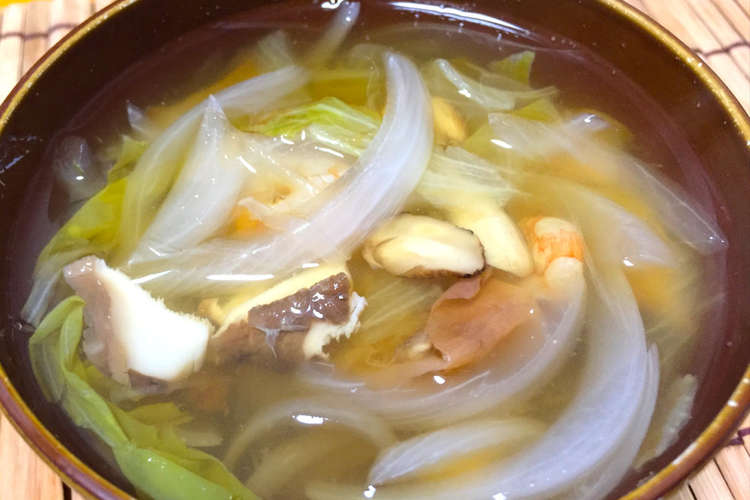 野菜たっぷり梅干しのさっぱりスープ レシピ 作り方 By 藤井２１ クックパッド 簡単おいしいみんなのレシピが352万品