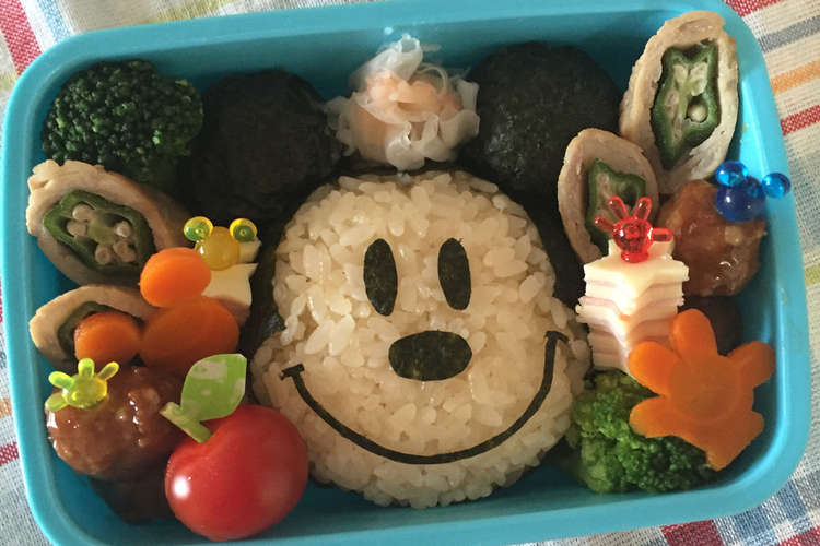 ミッキー キャラ弁 レシピ 作り方 By ビール飲みたいです クックパッド 簡単おいしいみんなのレシピが359万品