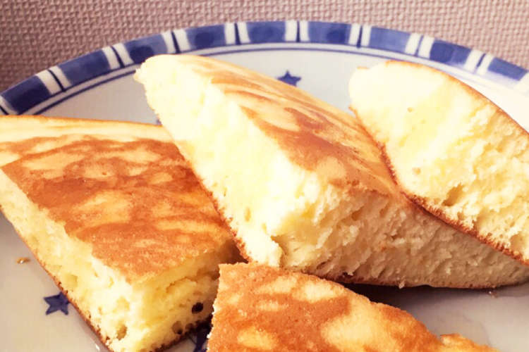 フライパンで厚焼きホットケーキ レシピ 作り方 By カフェオレlove クックパッド