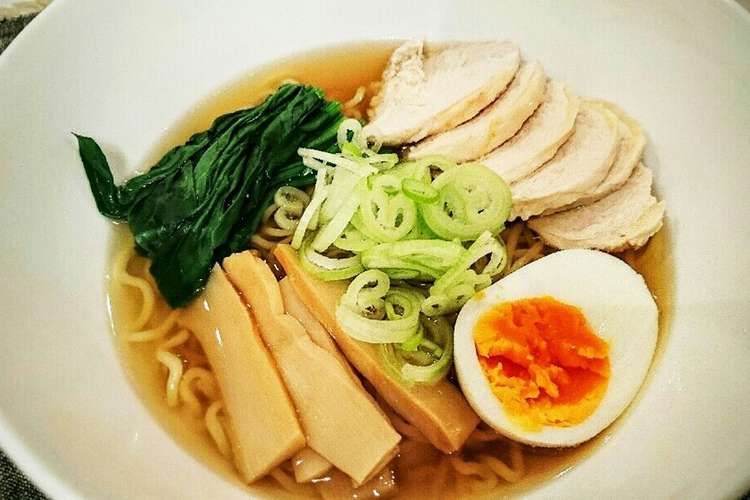 鶏むね肉で作る簡単 本格しょうゆラーメン レシピ 作り方 By ようじの働く主夫料理 クックパッド 簡単おいしいみんなのレシピが354万品