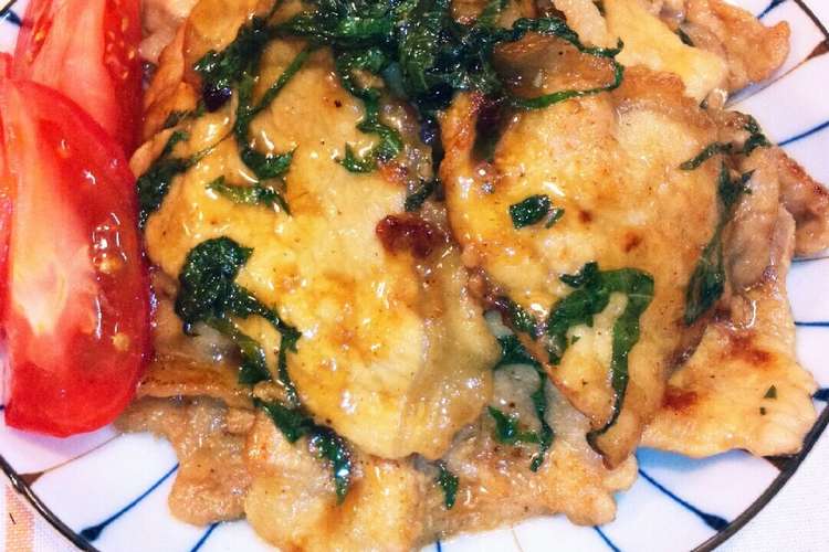 簡単 豚肉と大葉の青じそポン酢焼き レシピ 作り方 By ピンクの雪だるま クックパッド 簡単おいしいみんなのレシピが371万品