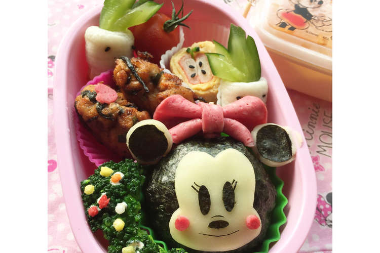 ミニーちゃん キャラ弁 レシピ 作り方 By ぶんこ8715 クックパッド 簡単おいしいみんなのレシピが354万品
