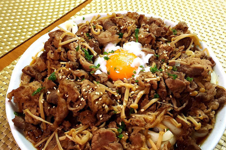 すき焼き肉うどん レシピ 作り方 By ちょりぼん クックパッド 簡単おいしいみんなのレシピが352万品