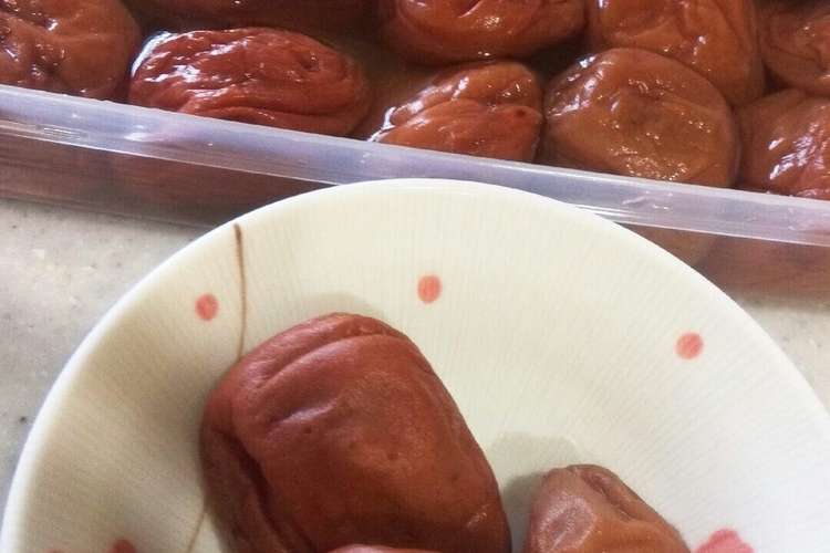 焼梅干 即席 減塩 はちみつ かつお漬 レシピ 作り方 By ぱんだモドキ クックパッド 簡単おいしいみんなのレシピが357万品