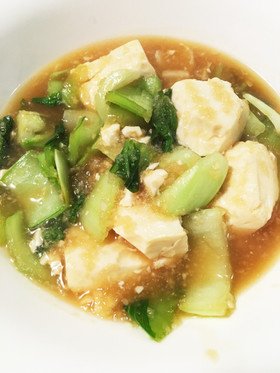 豆腐と青梗菜のみぞれ煮