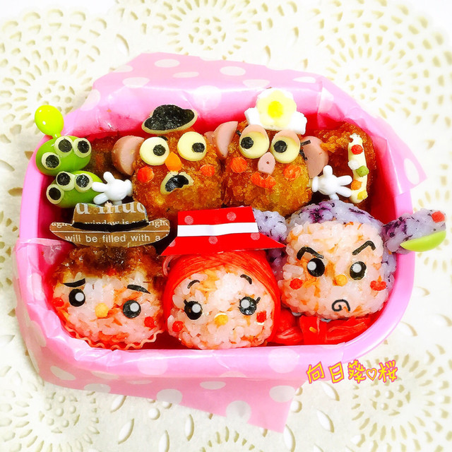 キャラ弁 ツムツム トイ ストーリー レシピ 作り方 By 向日葵 桜 クックパッド 簡単おいしいみんなのレシピが349万品