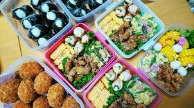 小学校の運動会のお弁当 2016