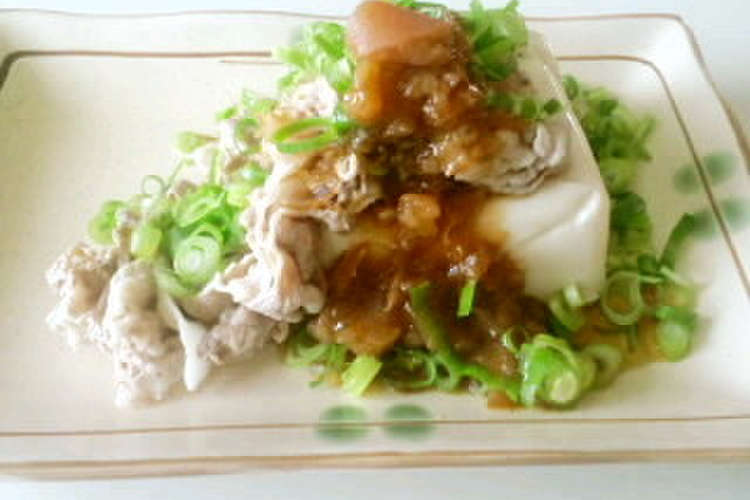 冷しゃぶ奴の梅ポン酢 レシピ 作り方 By クッキングしなもん クックパッド 簡単おいしいみんなのレシピが357万品