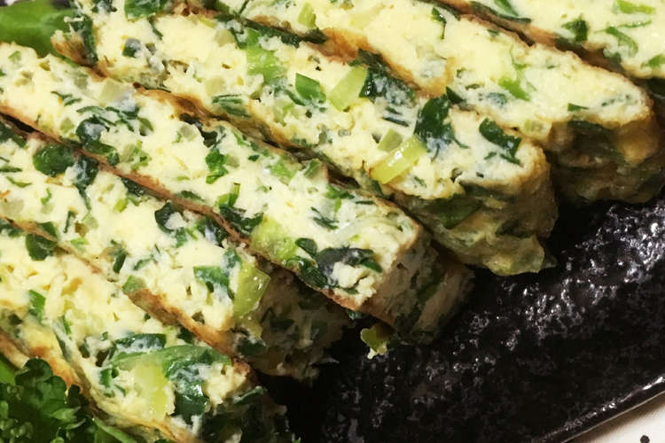 おつまみに 長ネギとニラの玉子焼き レシピ 作り方 By あっきょさんの彼女 クックパッド 簡単おいしいみんなのレシピが353万品