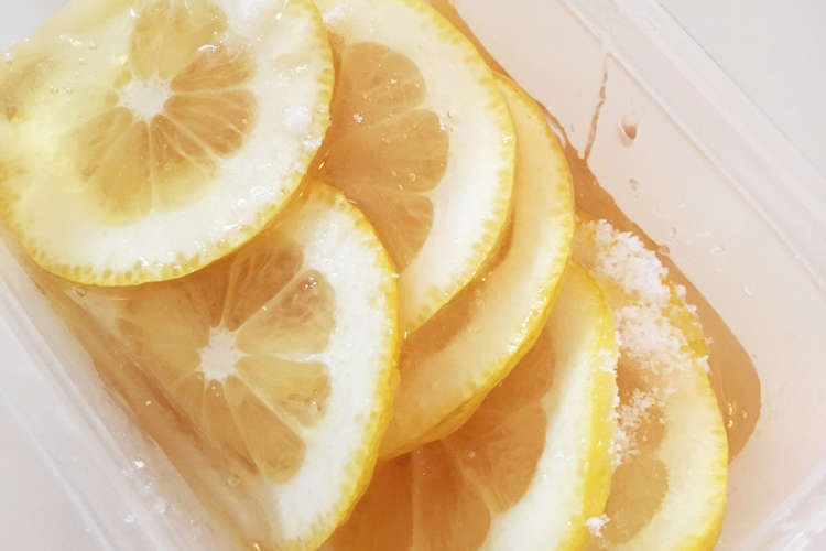 簡単 レモンのはちみつ砂糖漬け レシピ 作り方 By あおしゃん クックパッド 簡単おいしいみんなのレシピが373万品